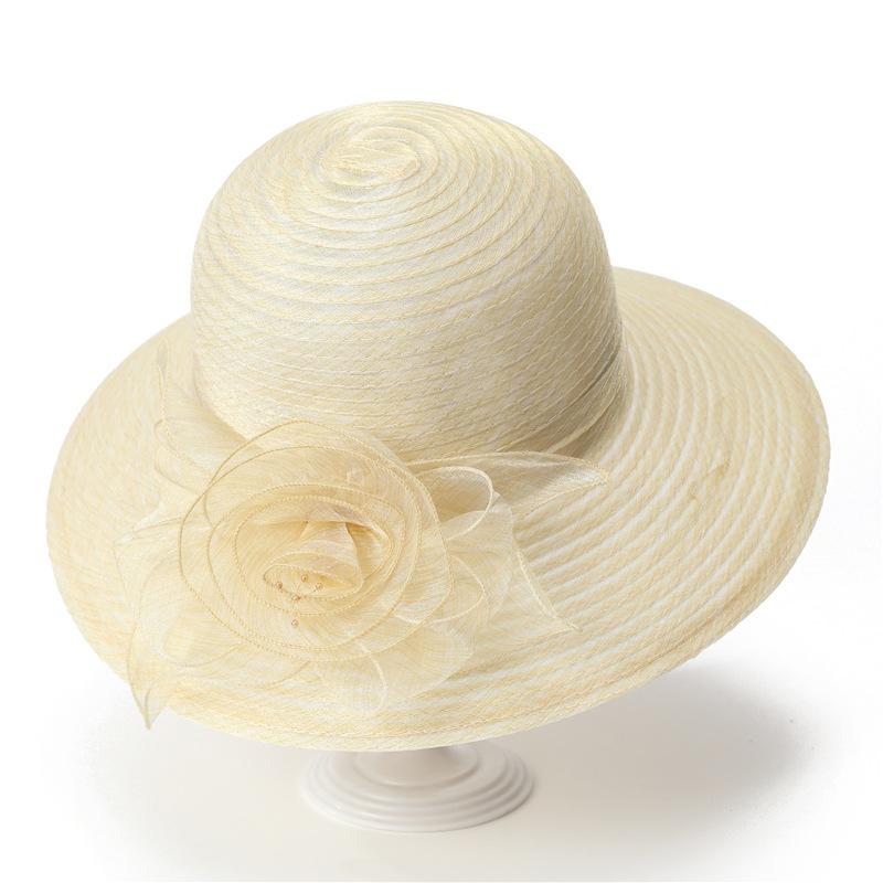 Foldable Face Hat, Organza Summer Straw Hat, Basin Hat, Sun Hat, Sunshade Edge Sunscreen Fisherman Hat