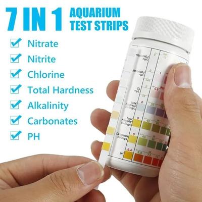7 In 1 Aquarium Test Strips Professional PH Test Paper Useful Fish Tank Test Strips