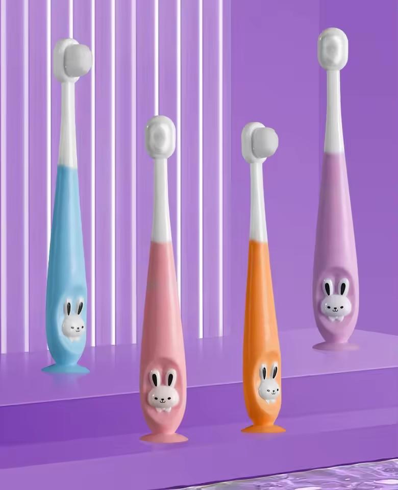 

Cartoon Kids Toothbrush Soft Bristle Dental Brush for Boys & Girls Oral Care Gum Protection Teeth Cleaning Gift for Children