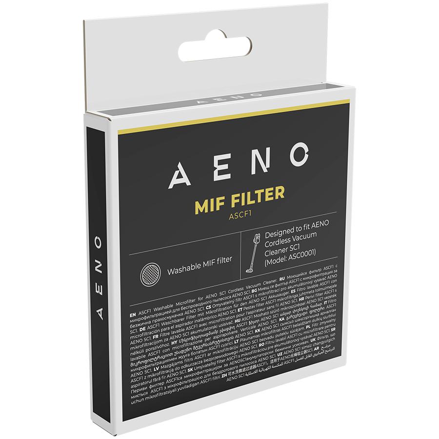 Aeno ascf1 washable mif filter for sc1 vacuum cleaner 1 pc.