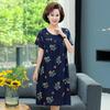 Elegant Summer Loose Long Dresses Women Oversize Short Sleeve Dress