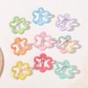 20Pcs Mixing Flower BB Hair Clips Random Color  Drip Oil Bangs Metal Hair Bangs Hair Pin for Kids Girls Best Dress Headwear Gift
