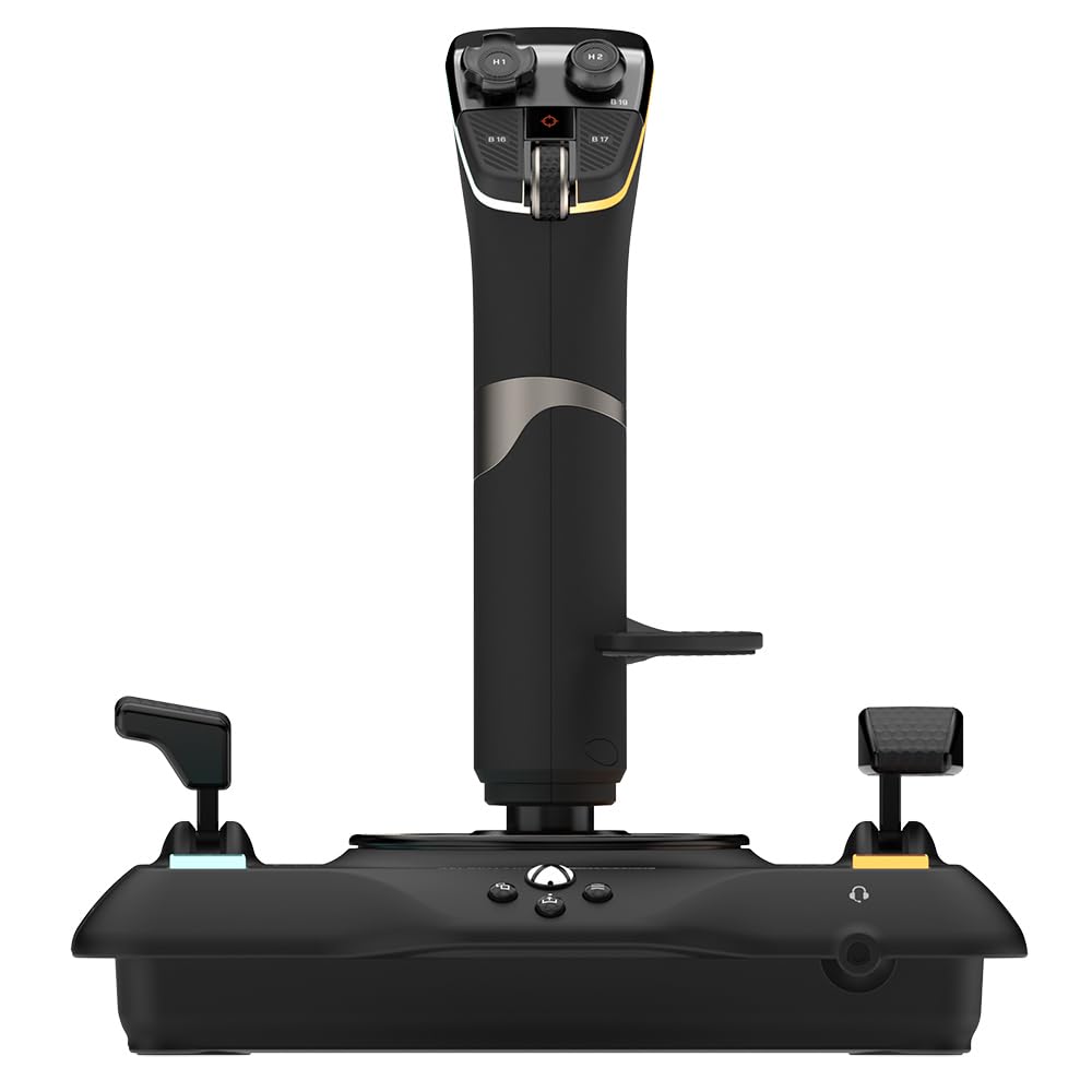 Turtle Beach Flight Joystick Controller Compatible with Xbox Steam Windows PC VelocityOne Flightstick Black Space Combat Simulator [Xbox Official]