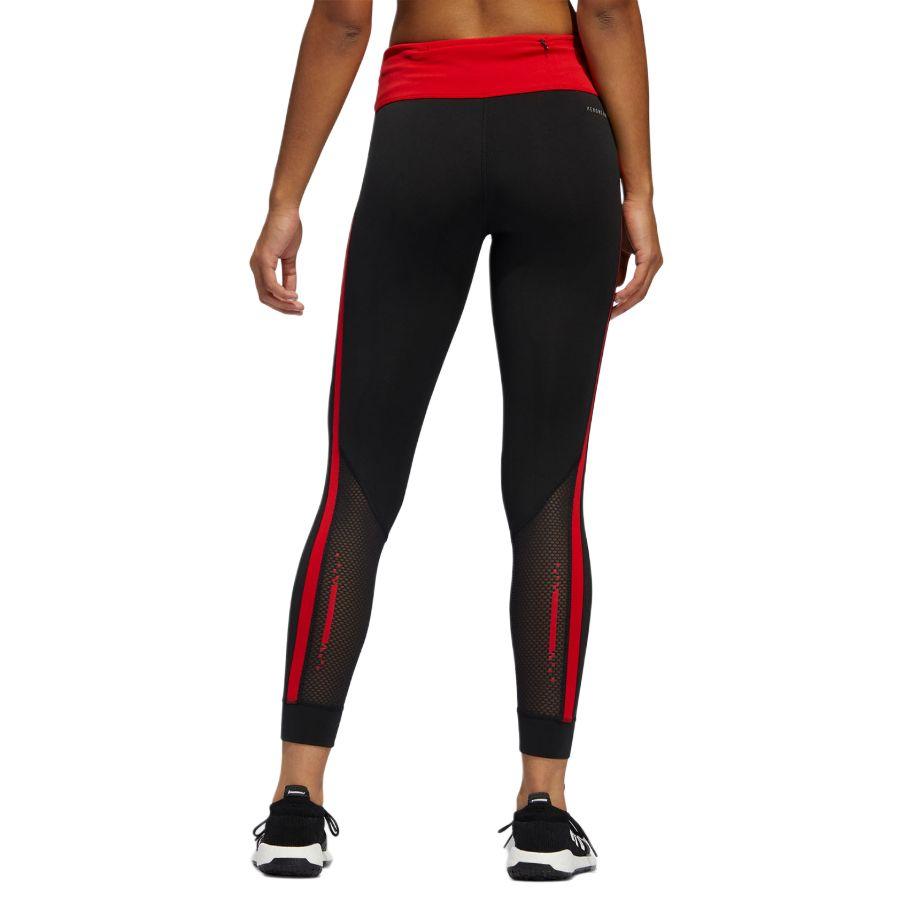 adidas Laisvalaikio Mados Patogios Slim Fit Sportinės Ilgos Kelnės Moteriškos Kelnės Juodos Raudonos FI0648