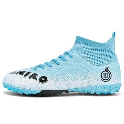 Zapatos de fútbol unisex para exteriores/interiores, botas de fútbol para niños y niñas, zapatillas profesionales de entrenamiento de fútbol sala