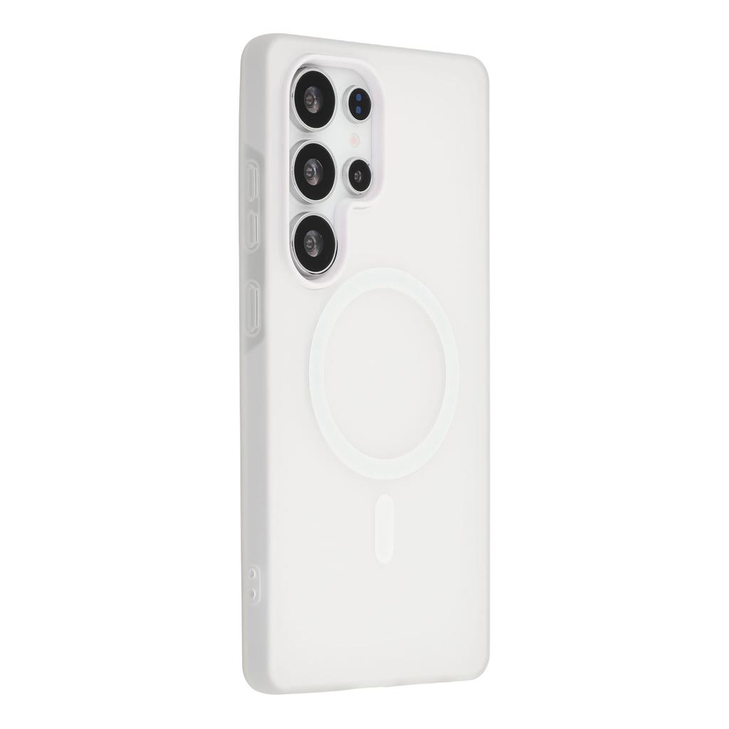 For Samsung Galaxy S24 Ultra Magnetic Case PC + TPU Frosted Phone Cover