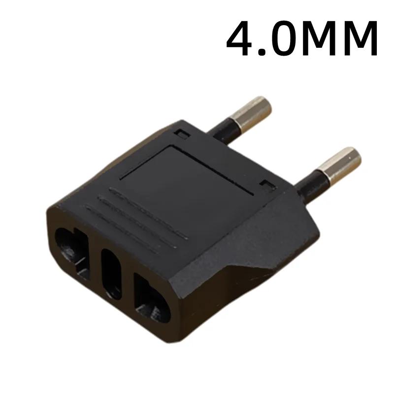 1-50pcs EU KR Plug Adapter US To EU Plug Adapter Travel 4.0mm/4.8mm KR EU Adapter EU KR Plug Converter Power Sockets AC Outlet
