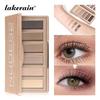Paleta de Sombras de Ojos Nude con Acabado Mate de 6 Colores, Altamente Pigmentada, Larga Duración, Maquillaje Natural para el Día a Smokey Eye