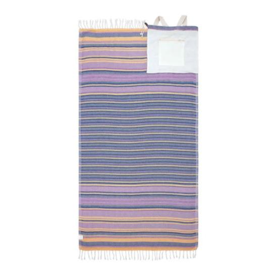 2-in-1 Beach Towel Convertible Backpack Backpack with Towel And Inner Zipper Pocket