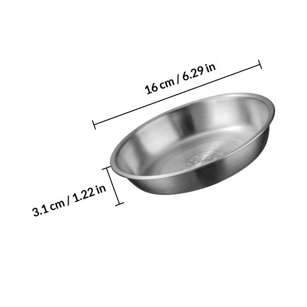 1Pcs Stainless Steel Soup Bowl Heavy Duty Simple Basin for Household Tableware Multi Purpose Food Bowl Storage Container Kitchen