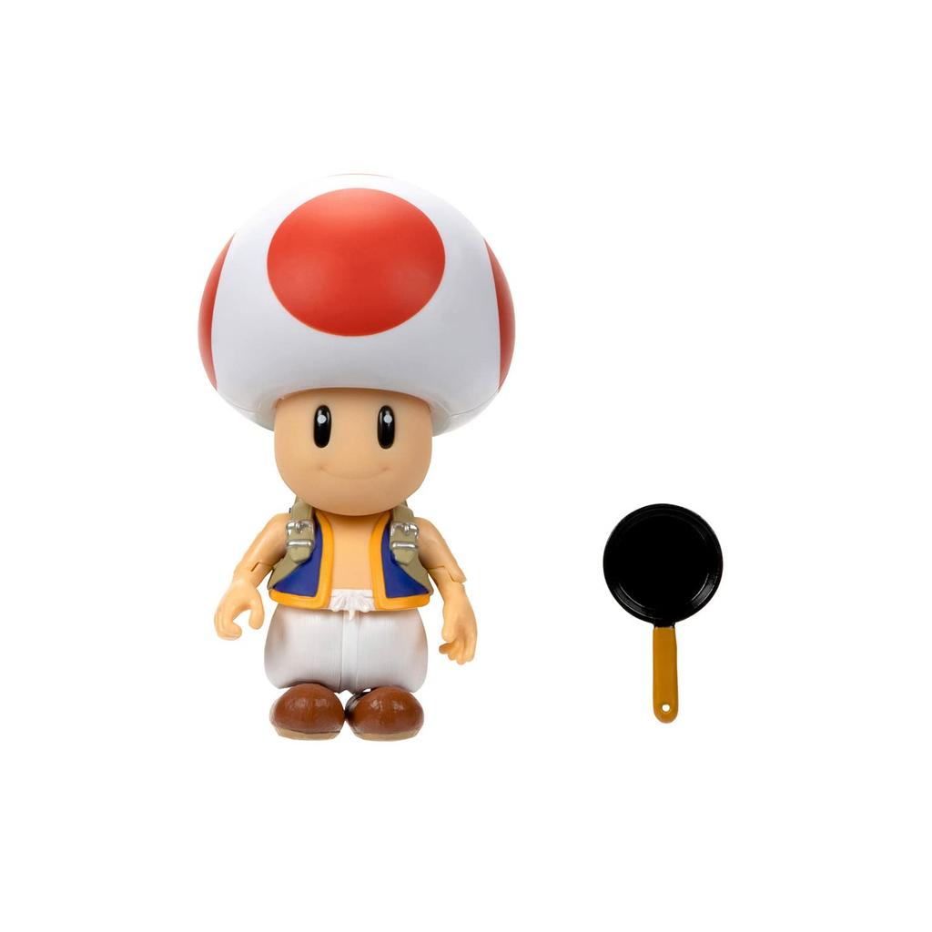 Sanei Boeki The Super Mario Movie Action Figure Toad W6 X D8 X Miscellaneous Bros. H10.5cm TSM-04