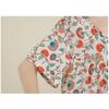 DIMANAF New 2026 Summer Beach Women Plus Size Lady Long Dress Loose Oversize Cotton Vintage Floral Print