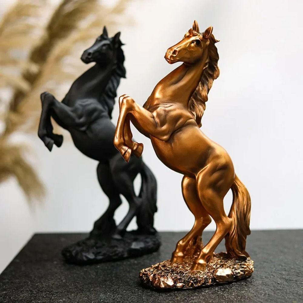 Handicraft Cool Horse Statue Modern Miniatures Figurine Nordic Style Horse Ornament  Gift