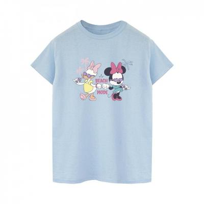 Womens/Ladies Minnie Daisy Beach Fashion Cotton Boyfriend T-Shirt