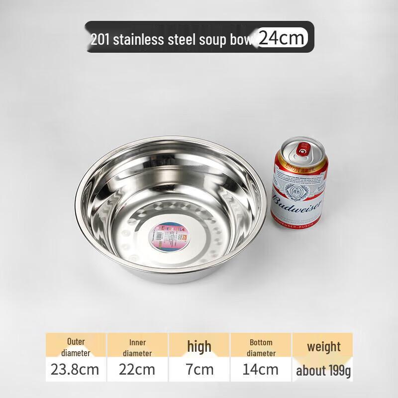 Huihuang Stainless Steel Soup Bowl & Basin