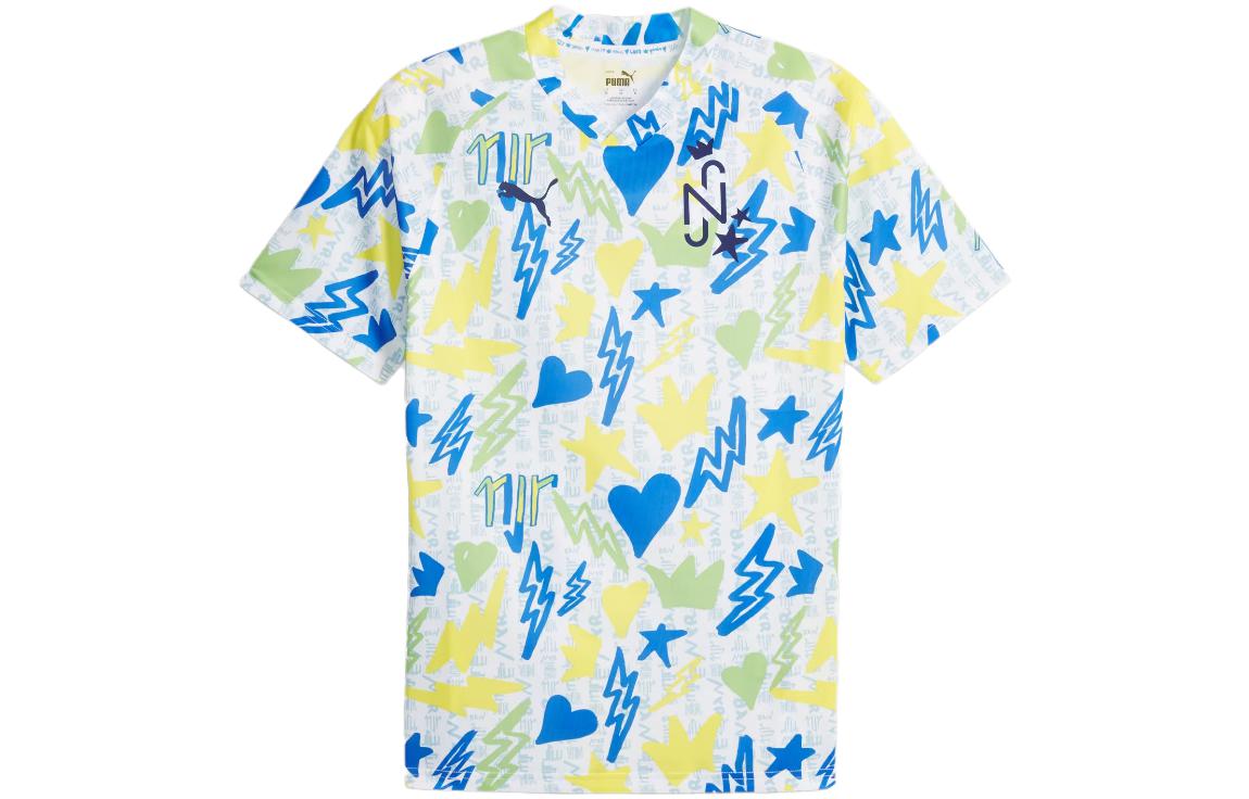PUMA Neymar Jr Soccer Jersey Soccer Jersey Men s Multicolor 658501-01 S