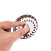 304 Stainless Steel Dish basin cover 79mm Sink Strainer Filter Plug Basket Drainer Water Stopper