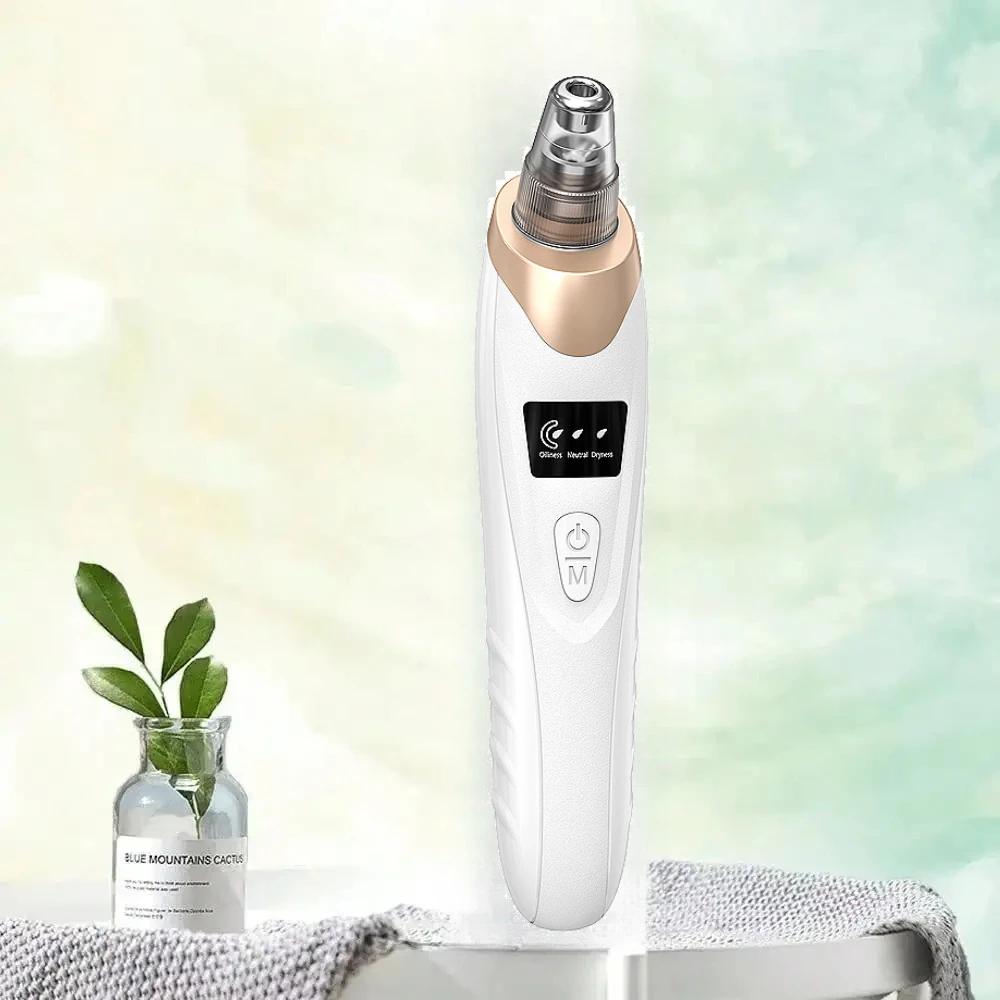 Facial Cleanser Device & Pore Vacuum 3 Modes Beauty Face Cleansing Machine for Exfoliating Dead Skin and Blackhead Extraction