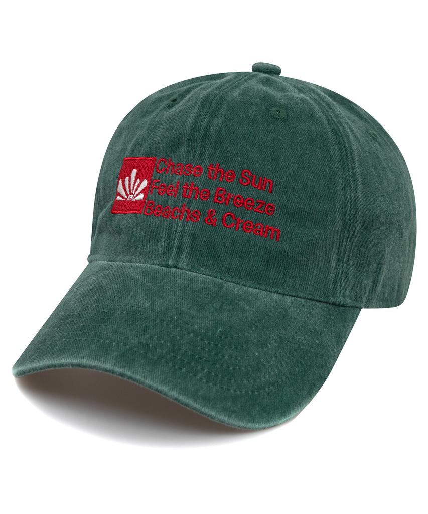 Bichiseuaenkeulim Chase The Sun Ball Cap-Stone Green