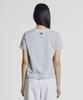 Nyuballanseu Nbneg2W422 / Women Essential Basic Striped Short Sleeve T-Shirt (Light Blue)