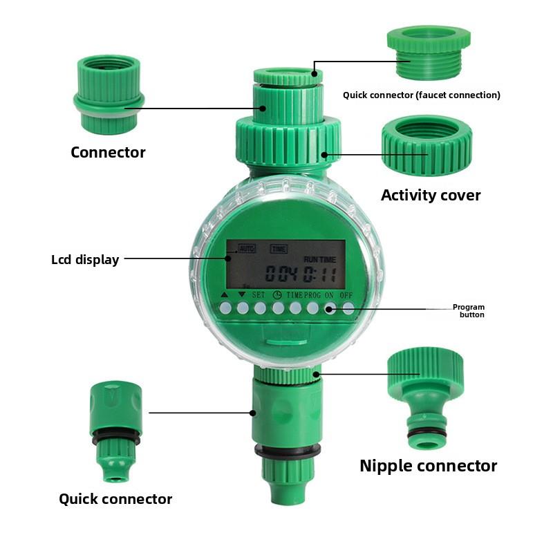 Automatic Irrigation Timer, Timed Drip Irrigation Watering Device with Atomization Spray System for Garden Indoor Outdoor Potted Flower Plant Watering