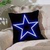 Quiet And Ethereal Blue Customizable Square Pillowcases Stylish And Soft Perfect For Beds Cars And Sofas