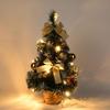40cm LED Prelit Mini Christmas Tree With Lights Thick Snowy Frosted Artificial Christmas Tree Ornaments Xmas Table Home Decor