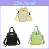 Nylon Girls Cute Crossbody Bag With Zipper Closure For Daily Use