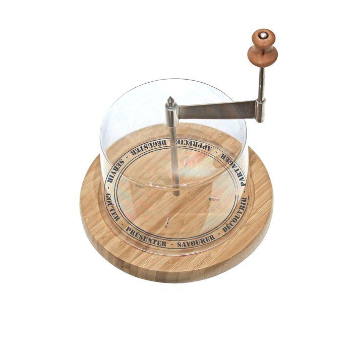 RACLOIR A FROMAGE AVEC CLOCHE 18CM
