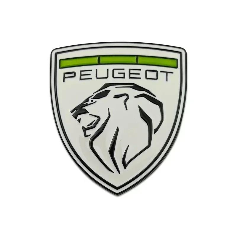 Car Body Fender Side Metal Emblem Rear Trunk Badge Sticker for Peugeot 406 405 205 3008 206 5008 308 208 408 508 407 107 307