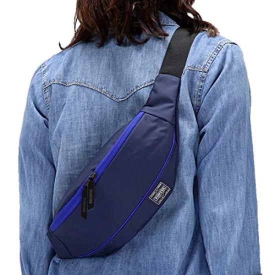 Yoshida Bag Girl Mousse Body Bag Waist Bag L Size Navy [Porter] 751-18181 (3. (50))