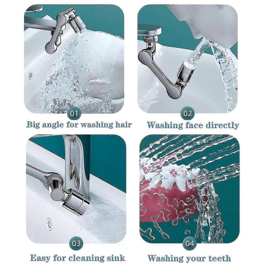 Belfter Dse Wasserhahn Roboterarm Universal 1080 Schwenkbarer Extender Wasserhahn Belfter Spritzfilter Kchensple Wasserhahn Duschwassermodus