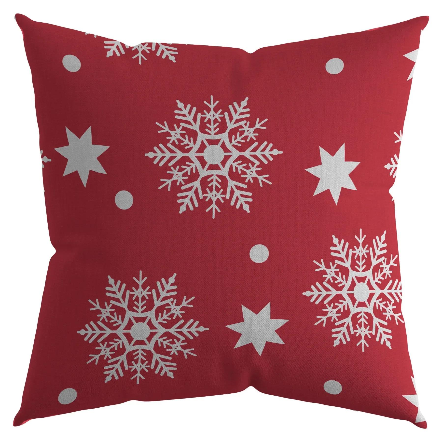 

Рождественская наволочка для гостиной, дивана, орнамент, украшение для спальни, новогоднее украшение для дома 40/45/50/60 см 45x45cm
