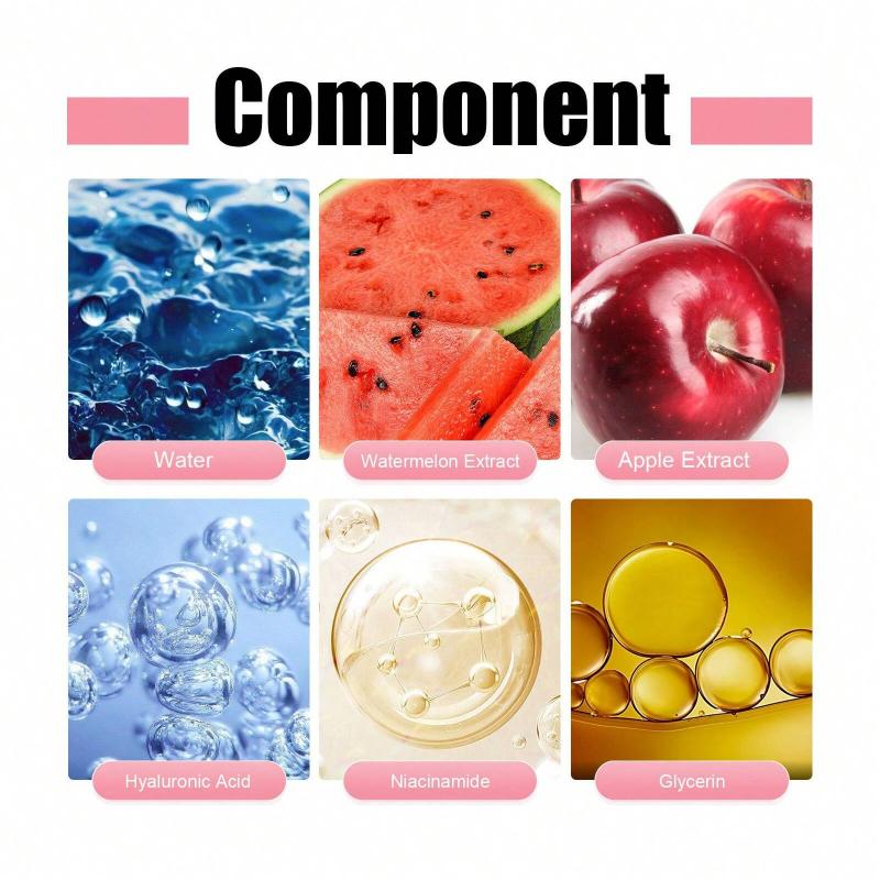 Watermelons Glow Sleeping Mask Face Cream with 50ml Mask Facial Redness Repair Fade Acne Scars Moisturizing The Skin Moisturizing and Brightening