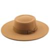 Popolare cappello a cilindro classico retrò .cm europeo e americano, cappello a cilindro a cupola concava-convessa in lana moda da uomo e da donna