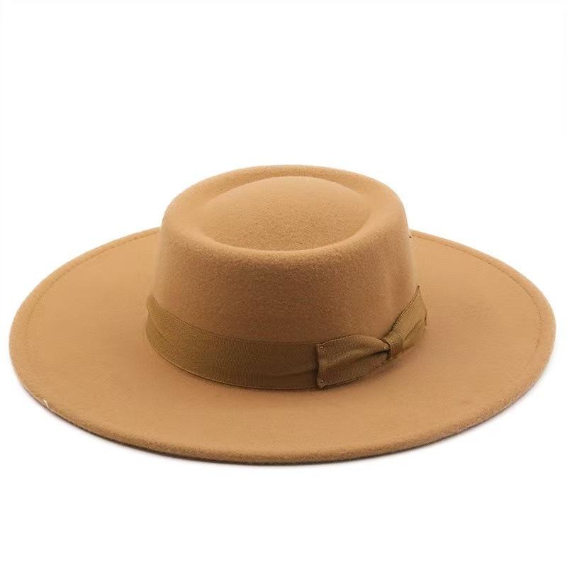 Popolare cappello a cilindro classico retrò .cm europeo e americano, cappello a cilindro a cupola concava-convessa in lana moda da uomo e da donna