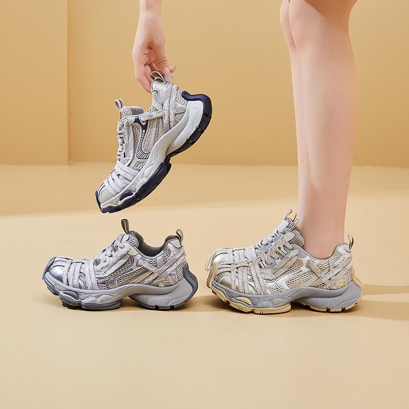 Pantofi noi pentru femei, Pantofi sport de modă cu talpă groasă