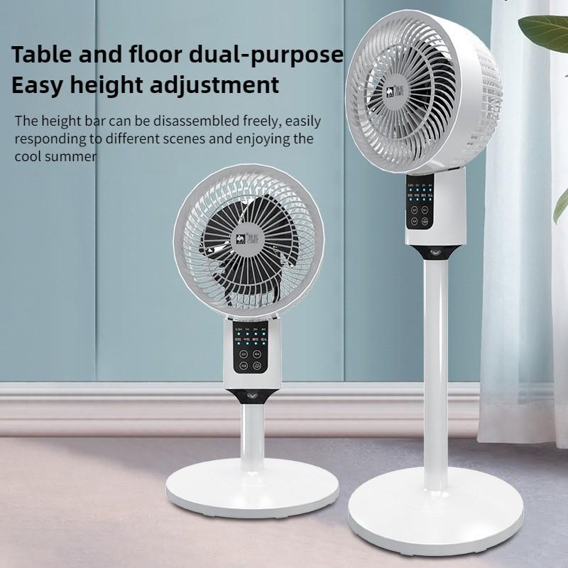 Ventilator Electric de Uz Casnic cu Telecomandă, Ventilator de Podea Oscilant cu Voce pentru Birou, Ventilator Vertical pentru Circulația Aerului în Cămin