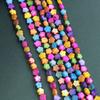 6x6mm Multicolor Star Natural Shell Beads Rainbow Iridescent Loose Beads for DIY Ramadan Jewelry Making & Bracelet Necklace Crafts 38cm