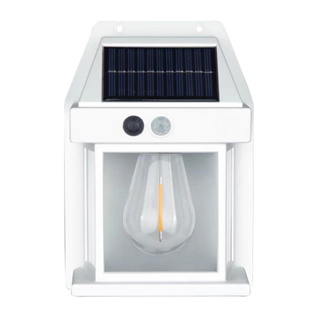 LED Solar Wall Light IP65 Waterproof Outdoor Wall Lamp Body Sensing Villa Small Wall Light for Pathway Villa Outdoor