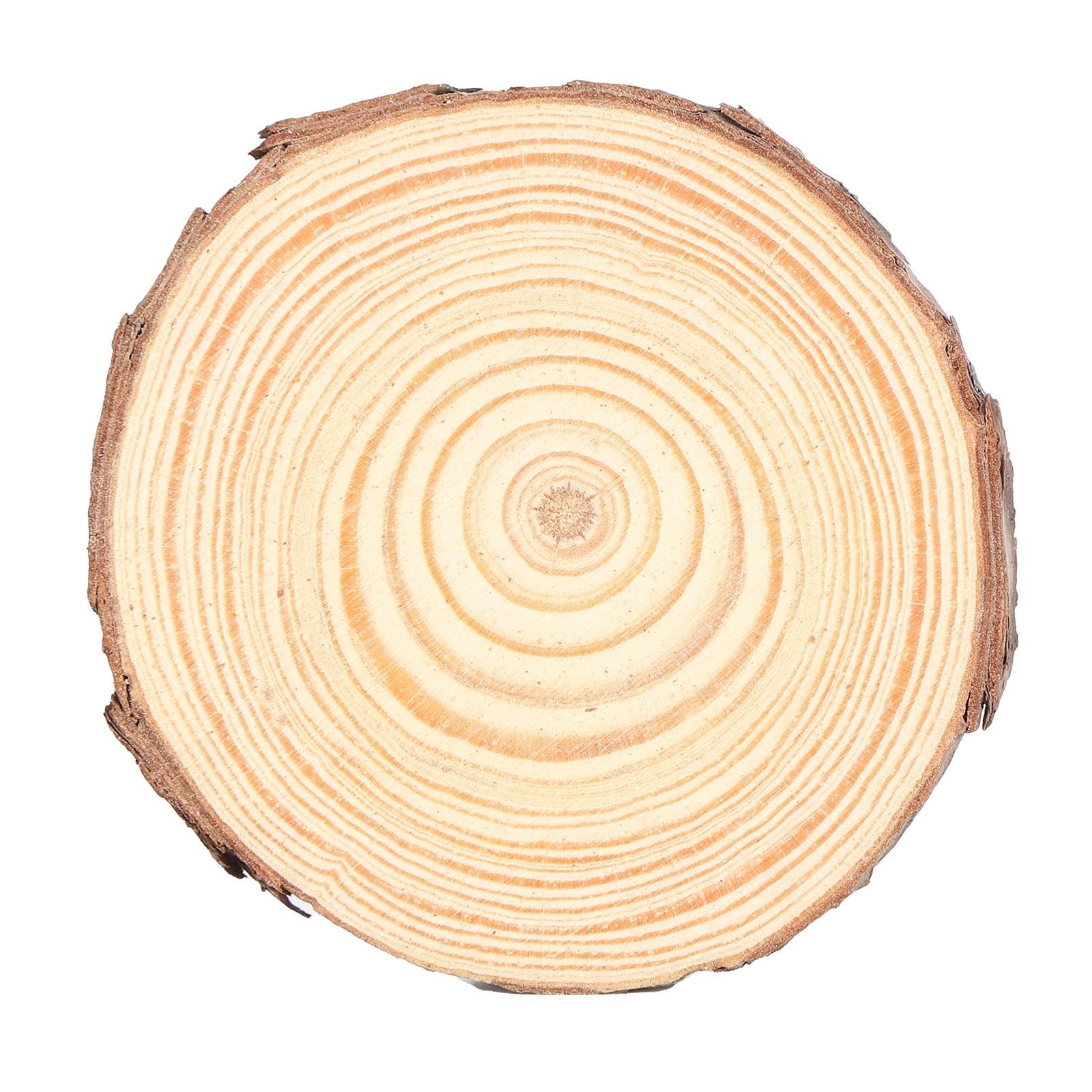 

Натуральные деревянные срезы круглые сосновые бревна DIY поделки живопись свадьба праздники украшения 5# 11-12 см