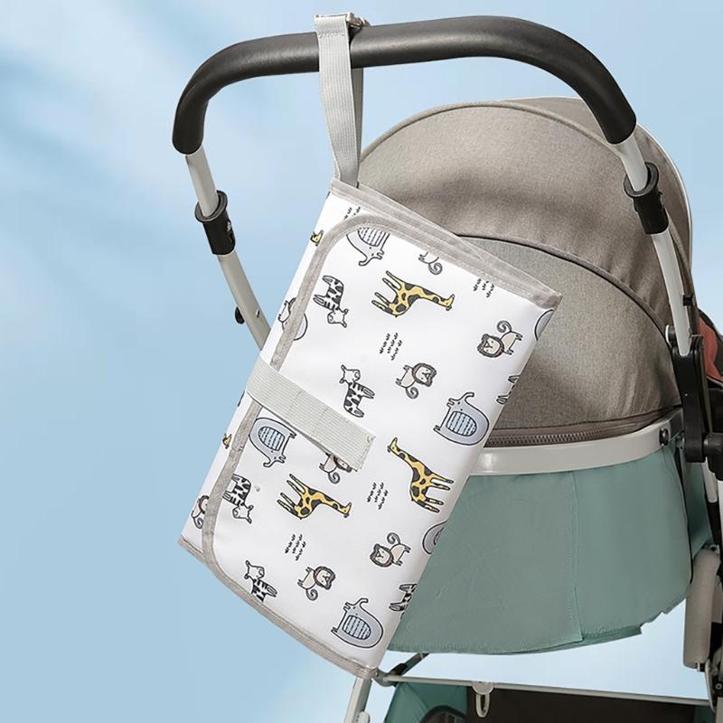 Travel Friendly Infant Changing Mat Super Absorbent Watertight Baby Diaper Changing Pad Multifunction Mom Bag for Pram
