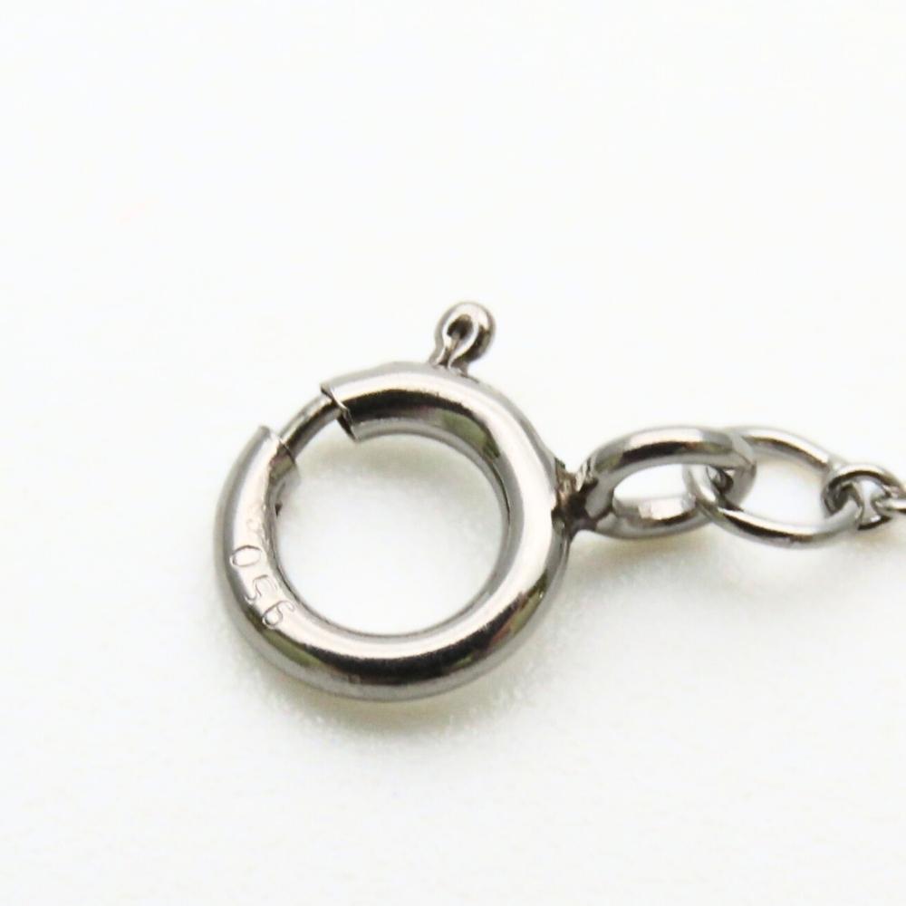 Used TIFFANY&Co. Necklace Circlet Pt950Platinum/diamond 3.2g Platinum Pendant