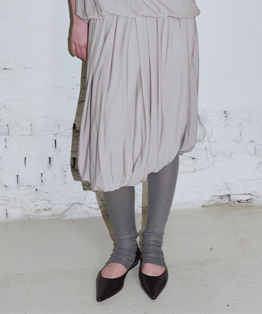 Wenio Pleated Balloon Skirt_2Color