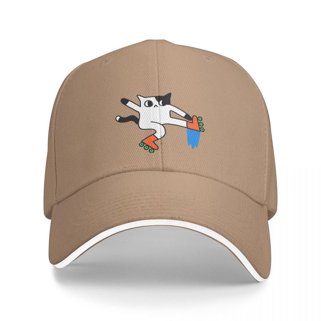 Skate Cat Baseball Cap Papa Hut Designer Hut Streetwear Custom Cap Elegante Damen Hüte Unisex