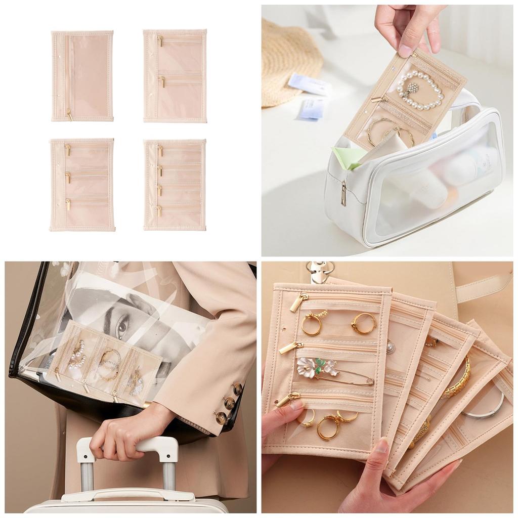 Sturdy Jewelry Organizer With Multi Compartments For Necklaces Rings Earrings Storage And Travel Protection