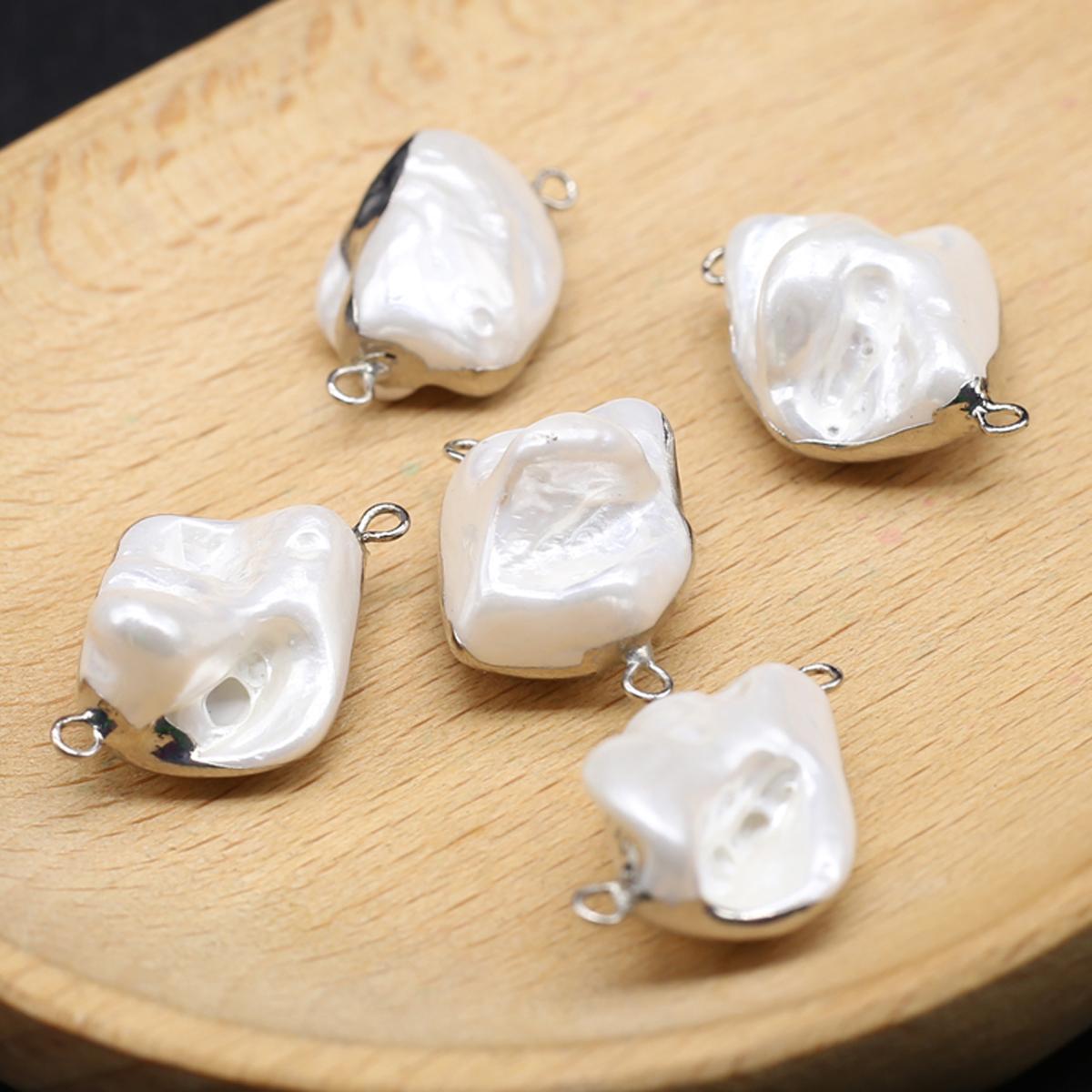 

2 шт., разъем для ожерелья в стиле барокко, нерегулярный разъем, подвески для изготовления ювелирных изделий, ожерелье, браслет, аксессуары 2pcs/30x19mm