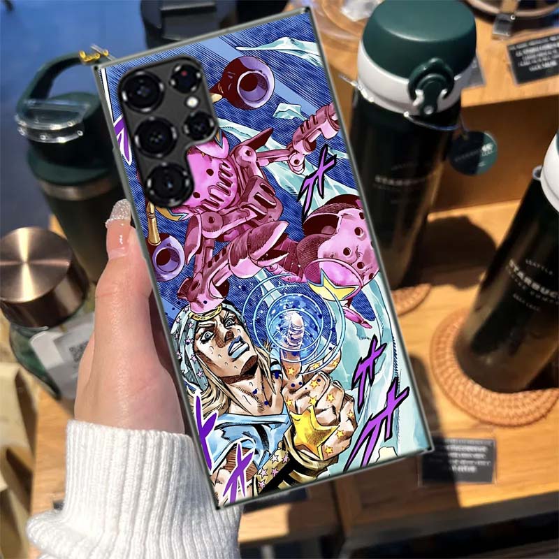 JoJo Kira Yoshikage Killer Queen Cases Phone Case for Samsung Galaxy S26 Ultra S25 Edge S24 S23 FE S21 Plus S20 S22 S10 Cover TP