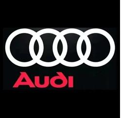 2/4p Led Car Door Welcome Light Projection lamp For AUDI A3 A4 A5 A6 C5 B5 B6 B7 B8 B9 A7 A8 Q7 Q5 Q3 RS TT sline quattro Logo