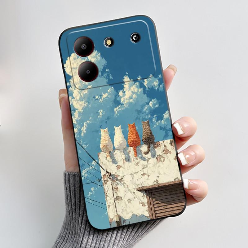 Phone Case For ZTE Blade A54 4G Cases Cute Cool Fashion Soft Silicone Cover For ZTE Blade A54 A34 4G Case BladeA54 A 54 Shells